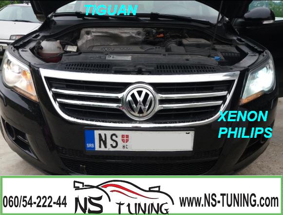 tiguan xenon svetla d1s sijalica philips ugradnja novi sad tuning